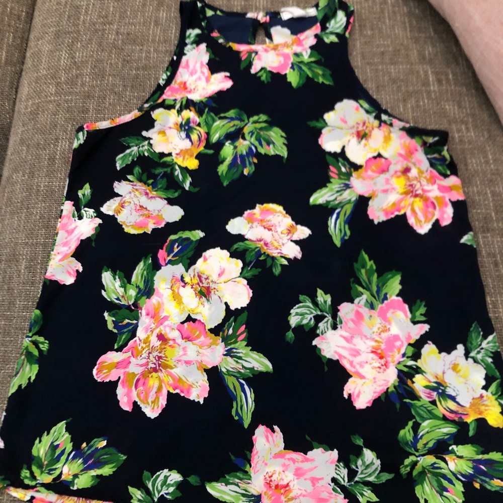 Women sleeveless Agaci floral shirt